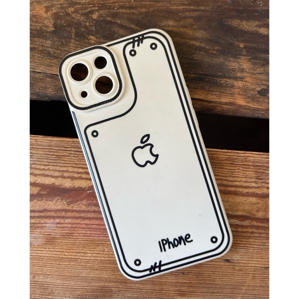 Doodle Apple iPhone Case
